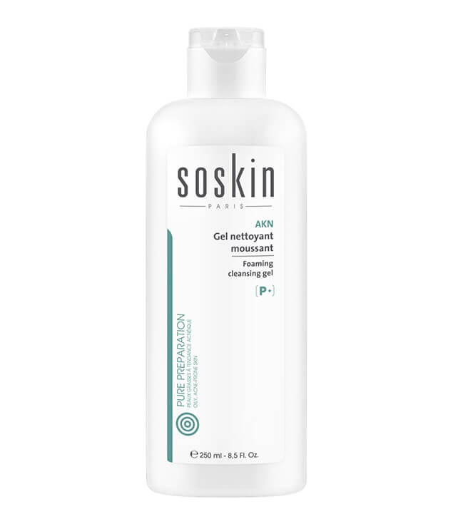 SOSKIN | AKN GEL NETTOYANT MOUSSANT P+